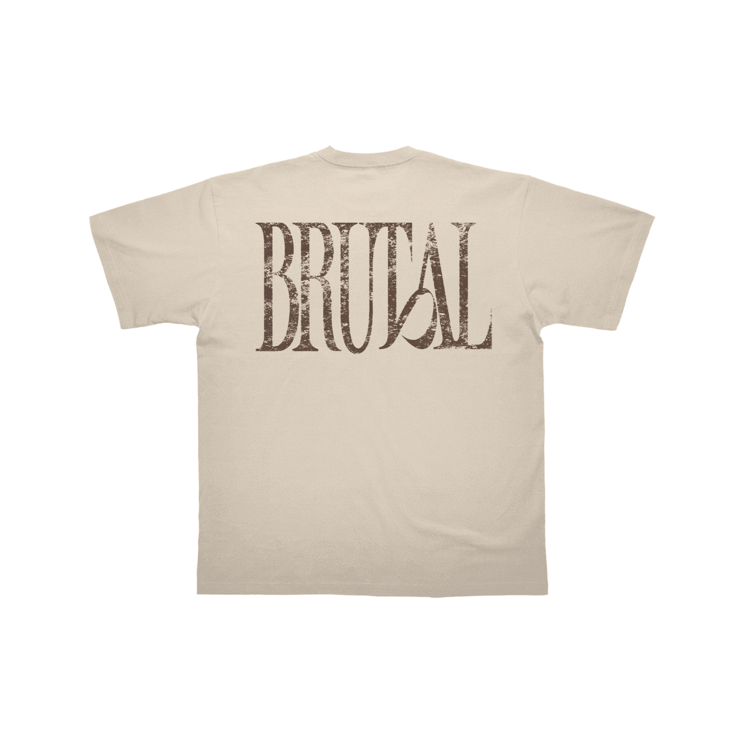 T-SHIRT "Brutal" - BEIGE